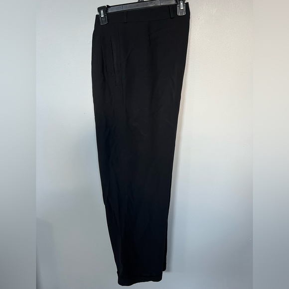 VINTAGE GIORGIO ARMANI MILANO MEN PANTS BLACK HAND TAILORED PRE-OWNED ITALY MADE Dress